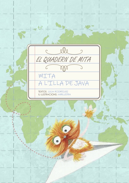 MITA in a plane with a world map back